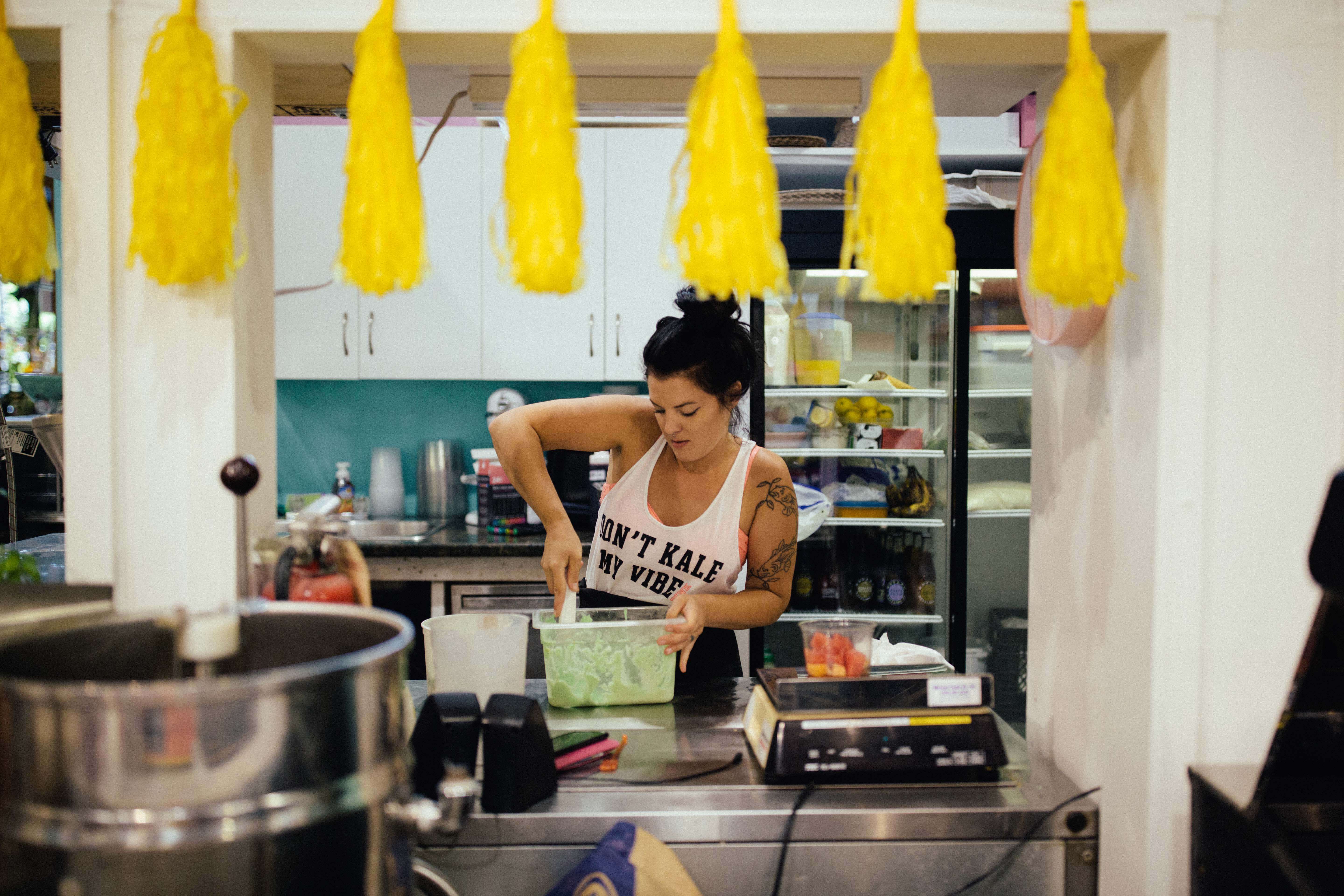 The Ice Cream Bowl & the Salad Bowl Covent Garden Market