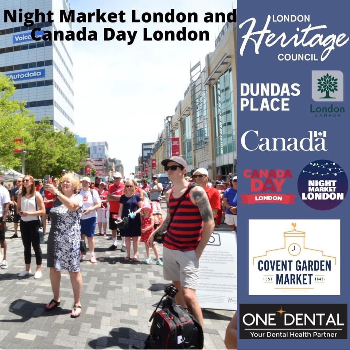 Canada Day London Covent Garden Market