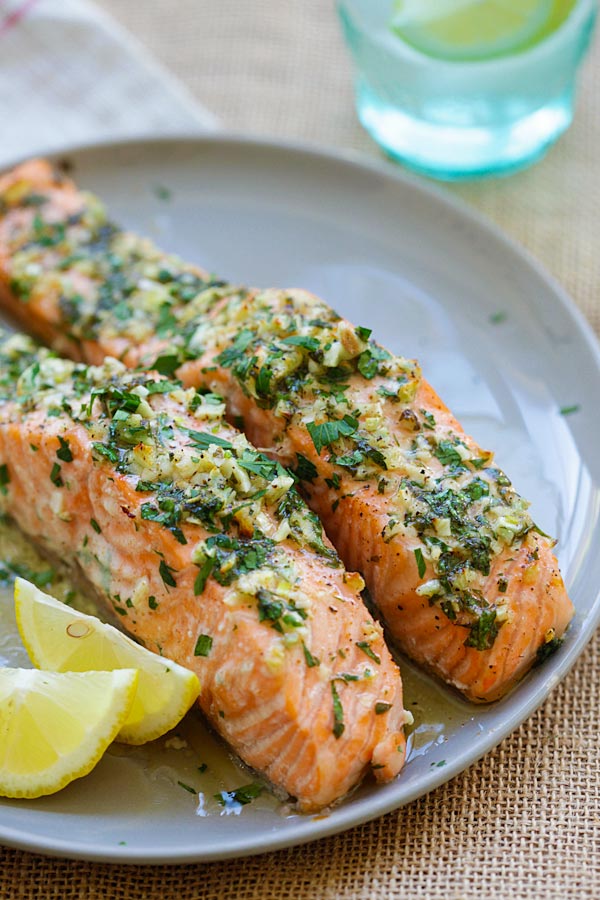 Garlic Herb Salmon - Covent Garden Market